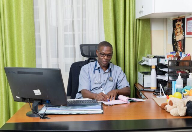 Doctor in a consultation room at Josma Health