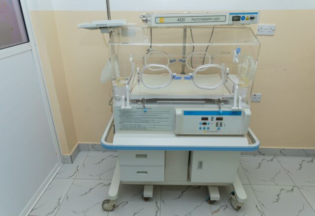 Newborn incubator in the neonatal unit at Josma Health